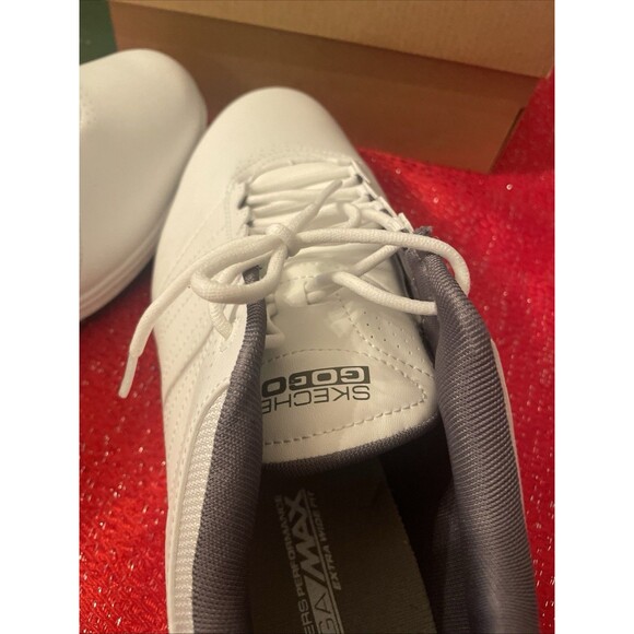 Skechers GO GOLF Pivot Spikeless Golf White/ Gray Shoes Men 12 Extra Wide New main image 11